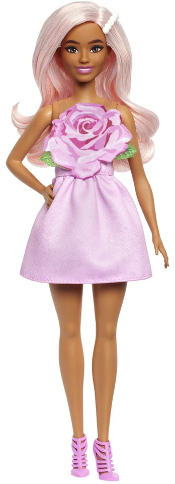 Mattel BARBIE madistė rožine suknele (HYT94)