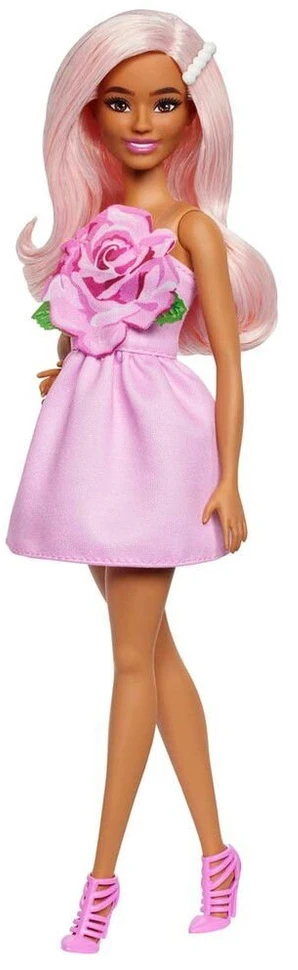 Mattel BARBIE madistė rožine suknele (HYT94)