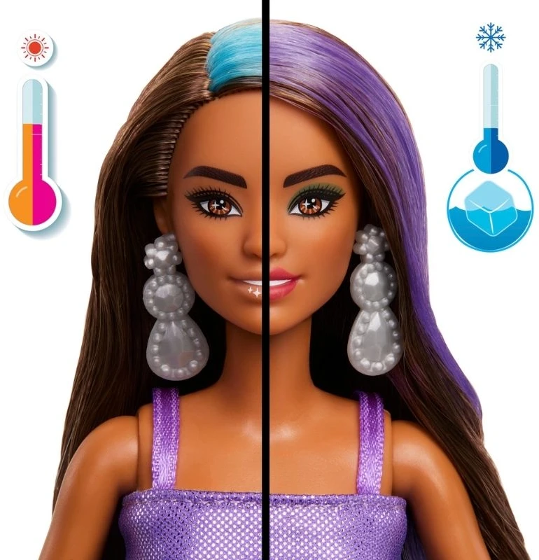 Mattel Barbie Barbė - Glam Party neišpakuota violetinė maža lėlė (JFY66)