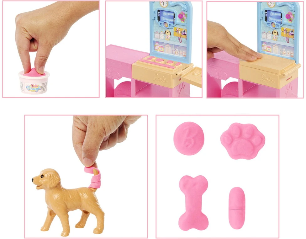 Barbie Barbė - Greitųjų menų gyvūnų veterinarijos klinika (JFX93)