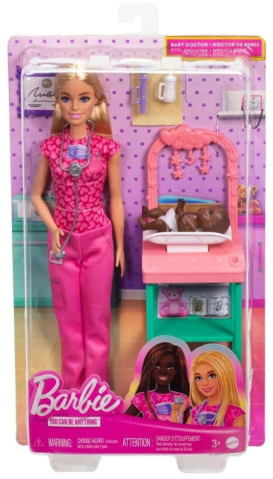 Mattel BARBIE lėlė gydytoja (JCR72)