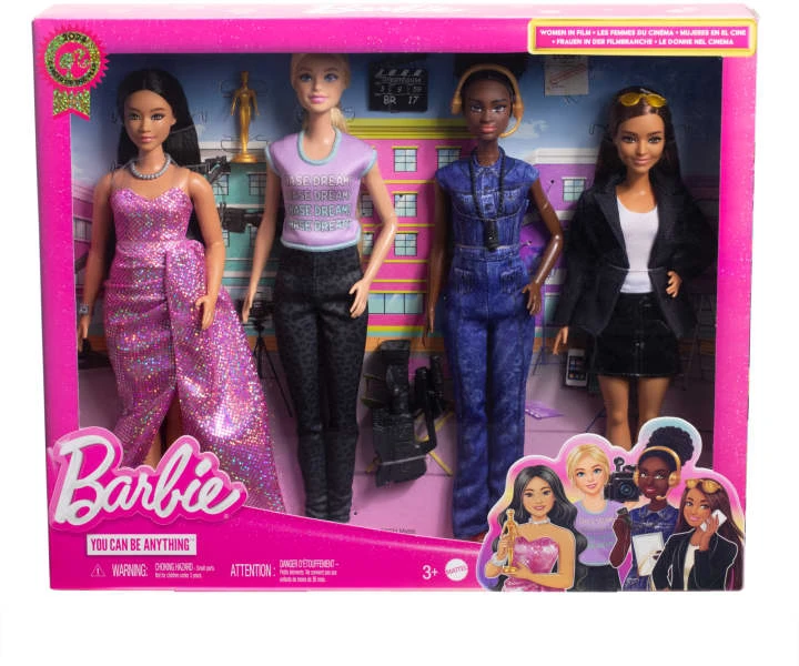 Mattel Barbie Barbė - Karjeros moterys filme rinkinys, 4 lėlės (HRG54)