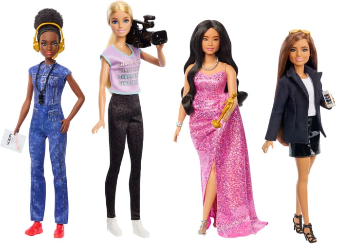 Mattel Barbie Barbė - Karjeros moterys filme rinkinys, 4 lėlės (HRG54)