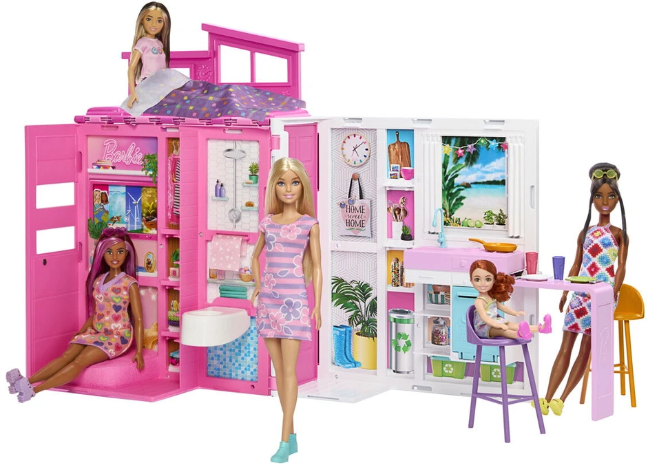 Barbie poilsio namelis su lėle HRJ77