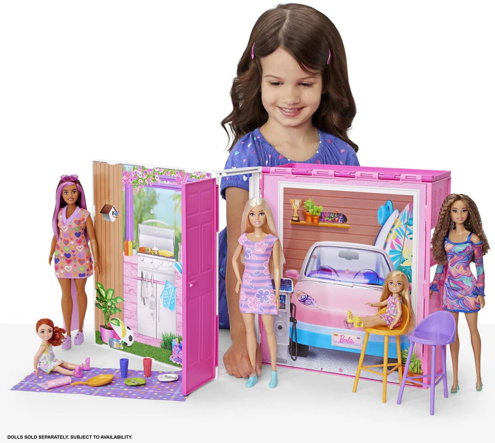 Barbie poilsio namelis su lėle HRJ77
