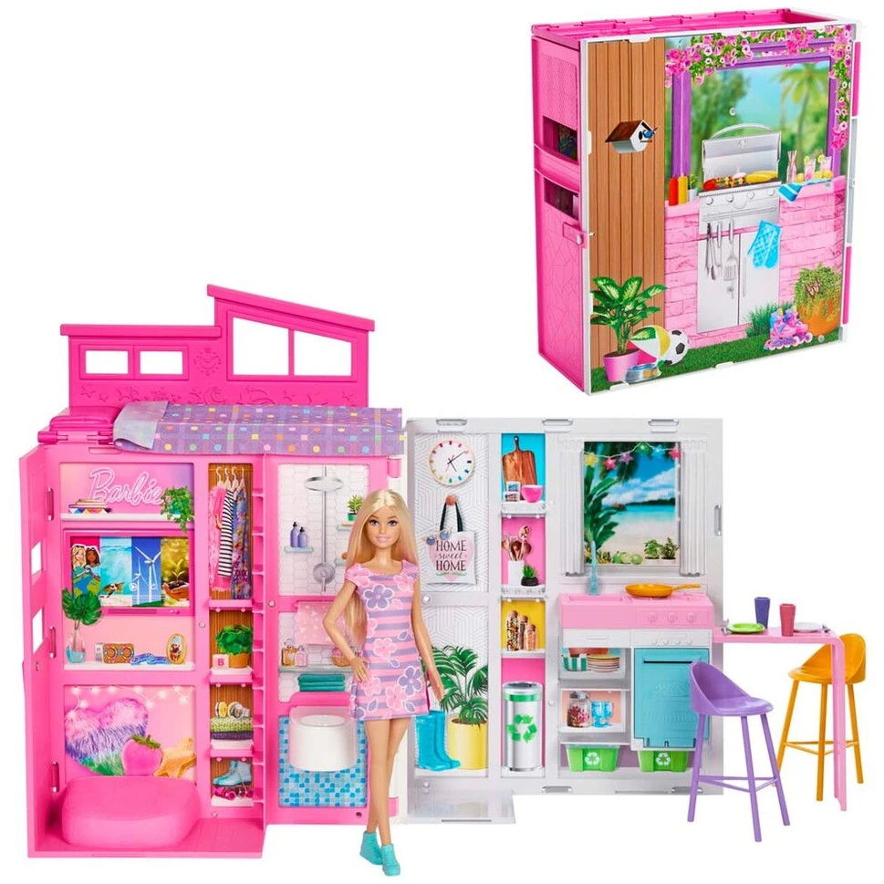 Barbie poilsio namelis su lėle HRJ77