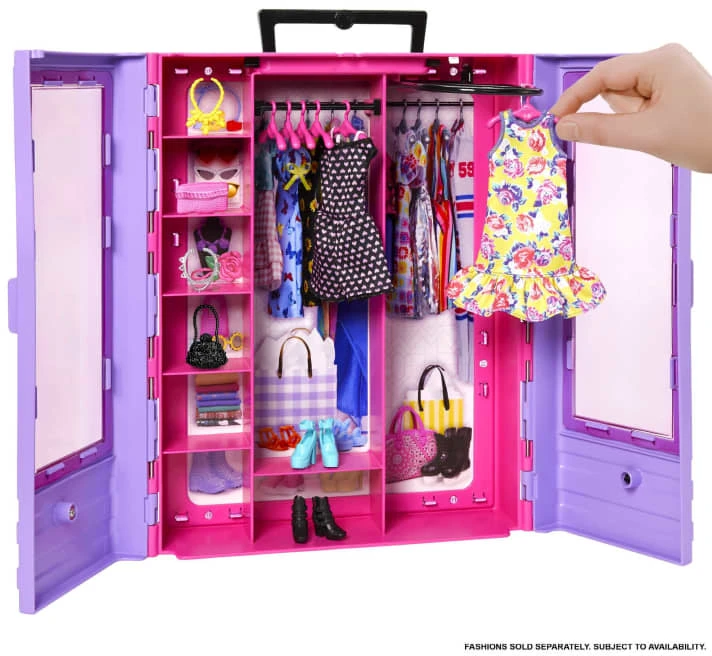 Mattel Barbės rūbų ir aksesuarų spinta