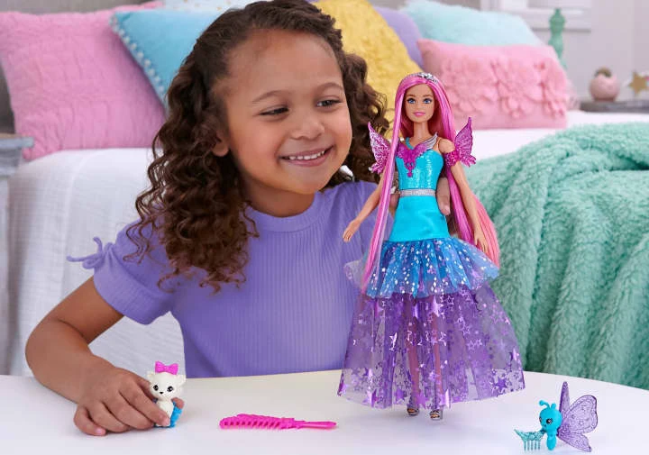 Mattel Barbie Barbė - Malibu lėlė su magijos prisilietimu (JCW48)