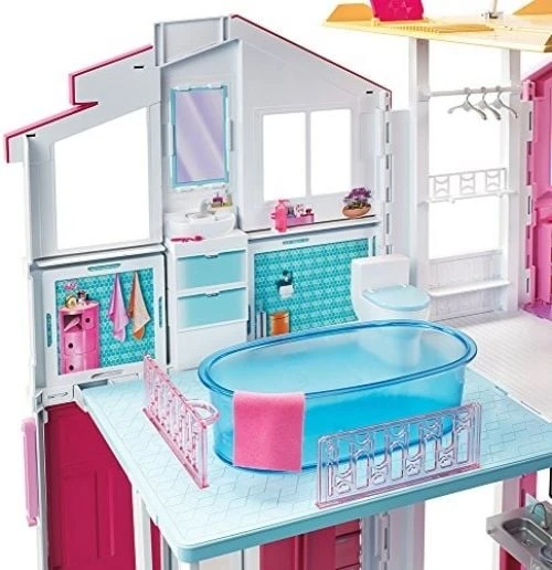 BARBIE barbės namas Malibu (3 aukštų), DLY32
