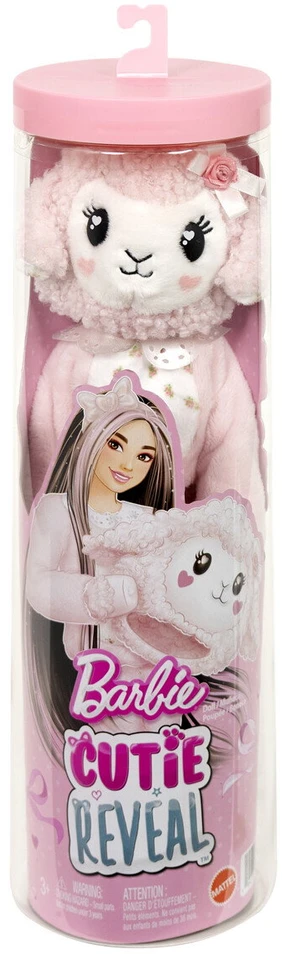 Mattel BARBIE CUTIE REVEAL CARE BEARS SWEET BOWS siurprizų rinkinys – avytė (JJP66)