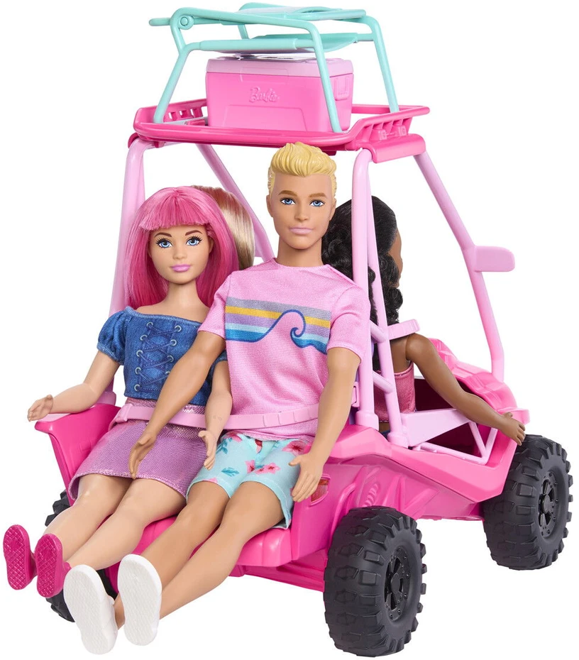 Mattel BARBIE MYSTERIES BEACH BUGGY paplūdimio automobilis (JFV68)