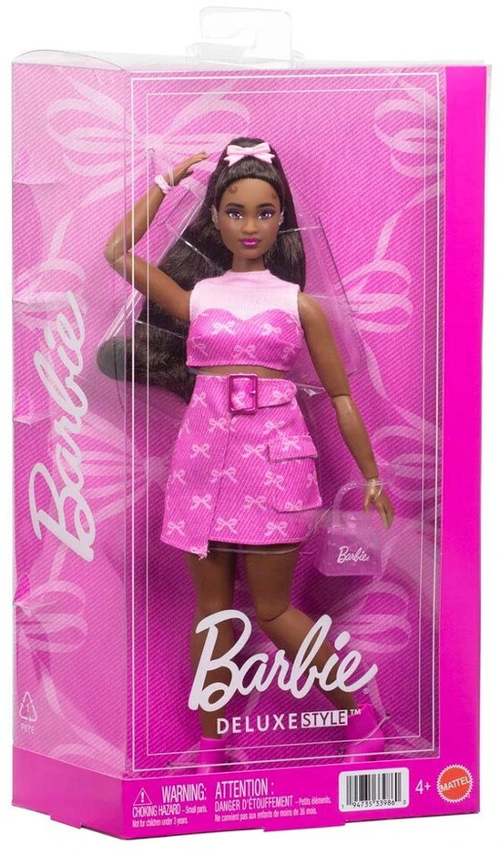 Mattel BARBIE DELUXE FASHIONISTAS tamsiaplaukė lėlė