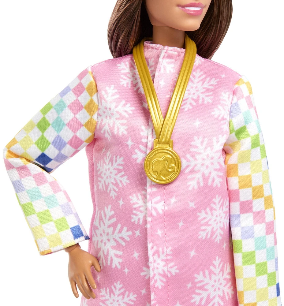Mattel Barbie Barbė - Prabangi snieglentininkė karjeros varžybose (JKF78)