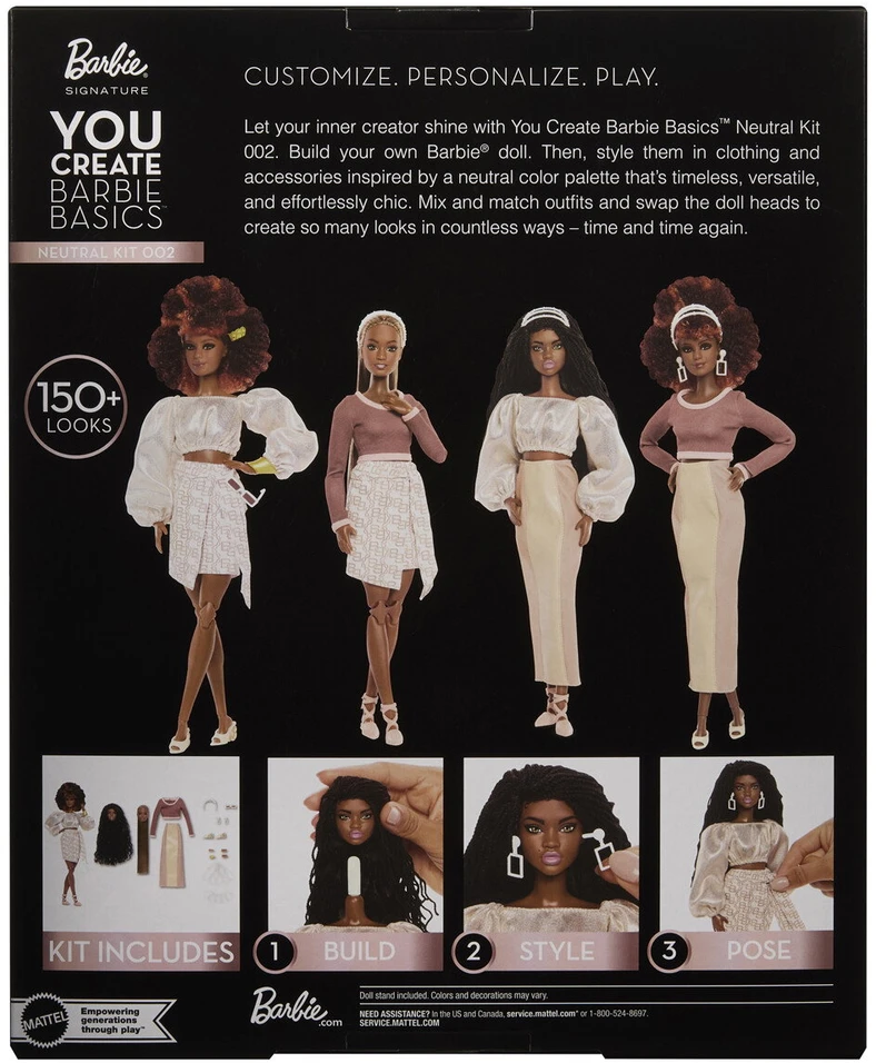 Mattel BARBIE YOU CREATE BASICS lėlė (JJX36)