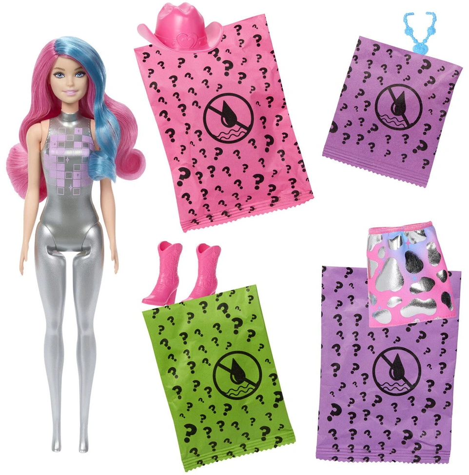 Mattel BARBIE COLOR REVEAL siurprizų rinkinys, Disco Star serija (JCP01)