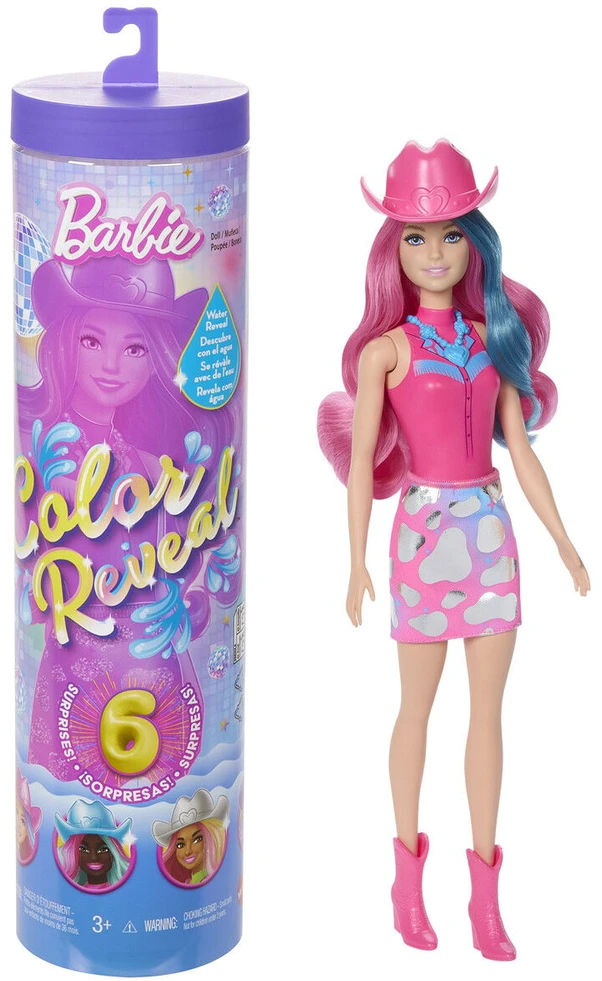 Mattel BARBIE COLOR REVEAL siurprizų rinkinys, Disco Star serija (JCP01)