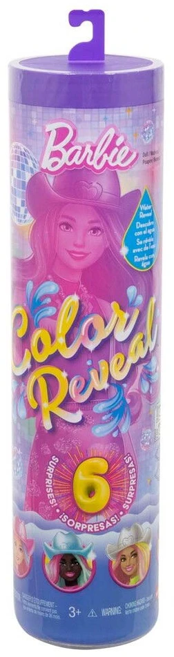Mattel BARBIE COLOR REVEAL siurprizų rinkinys, Disco Star serija (JCP01)