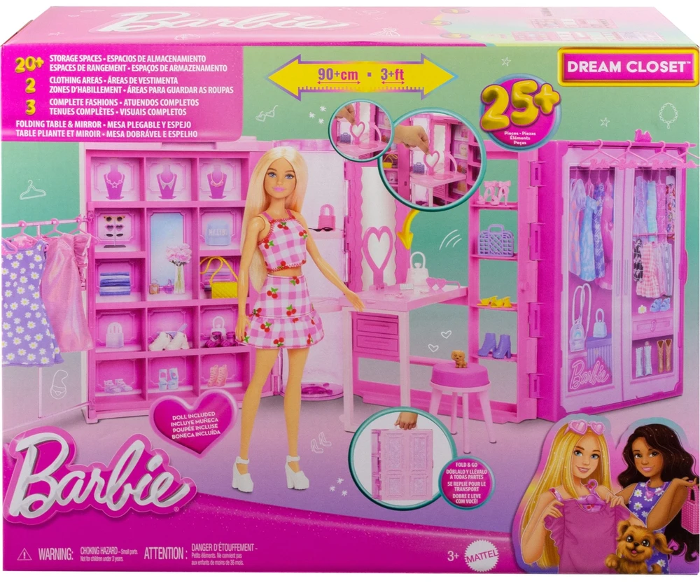 Mattel Barbie Spinta Marzeń 3.0 + Lėlė Rinkinys