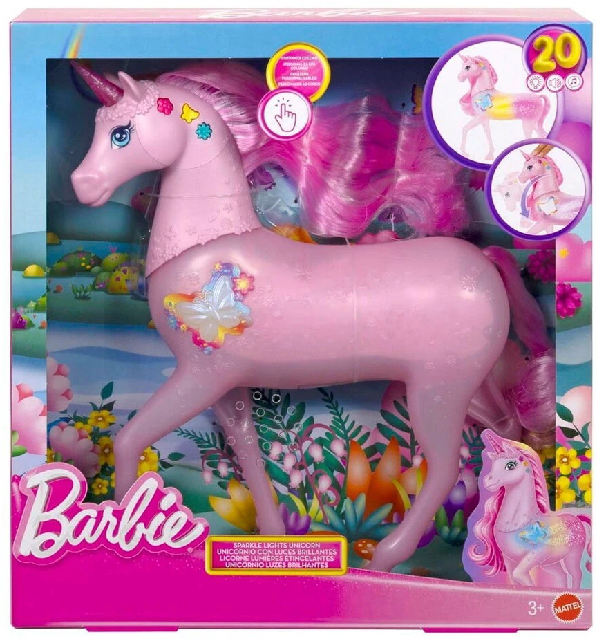 Vienaragis su garsais ir šviesomis Mattel Barbie Dreamtopia (JCP78)