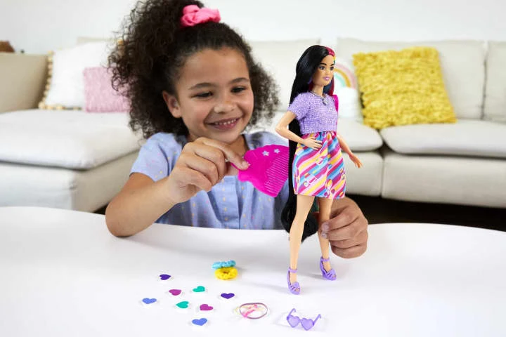 Barbie Totaly Hair lėlė azijietė