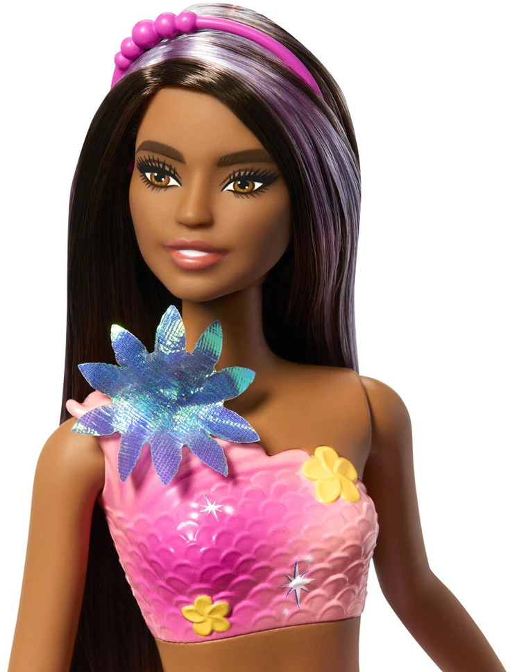 Mattel BARBIE DREAMTOPIA BLOOMING MAGIC tamsiaplaukė undinėlė (JDM73)