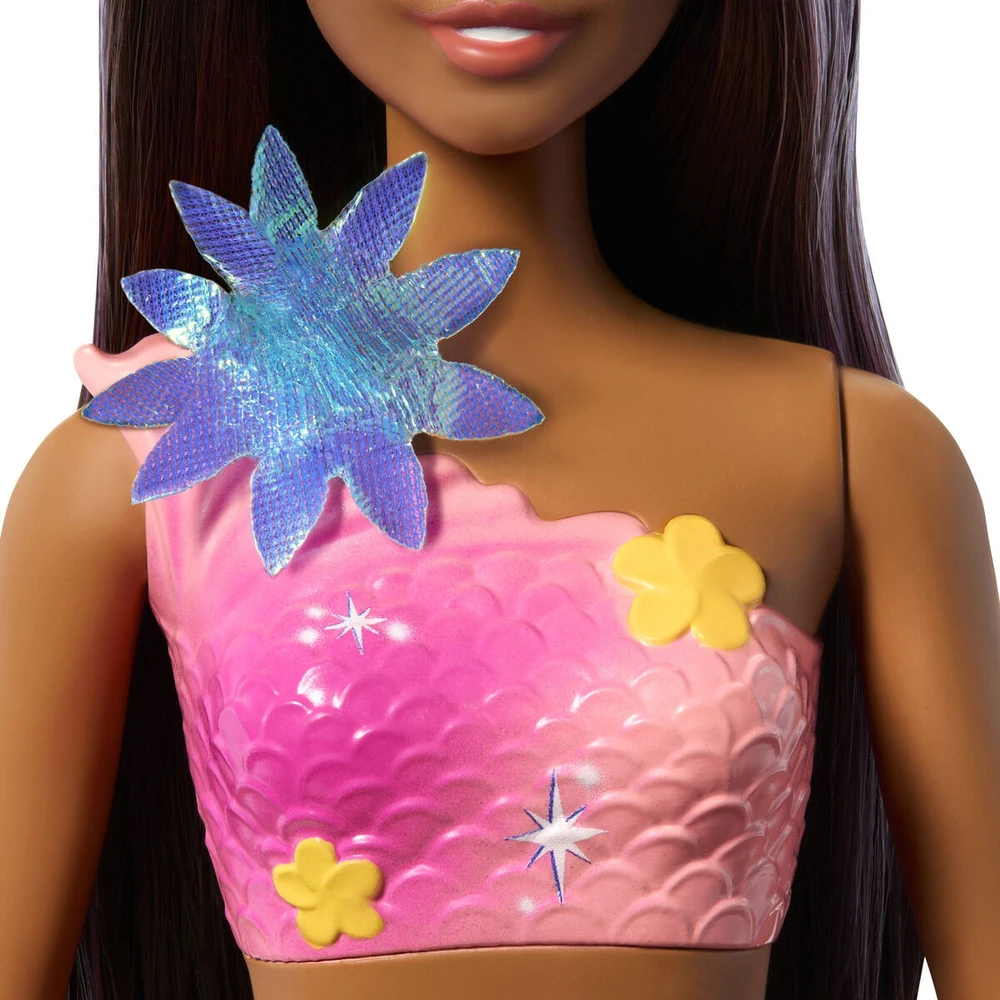 Mattel BARBIE DREAMTOPIA BLOOMING MAGIC tamsiaplaukė undinėlė (JDM73)