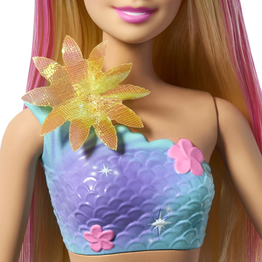 Šviesiaplaukė undinėlė Mattel Barbie Dreamtopia Blooming Magic (JDM72)