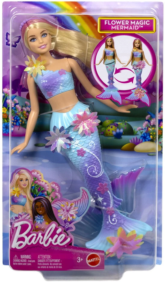 Šviesiaplaukė undinėlė Mattel Barbie Dreamtopia Blooming Magic (JDM72)