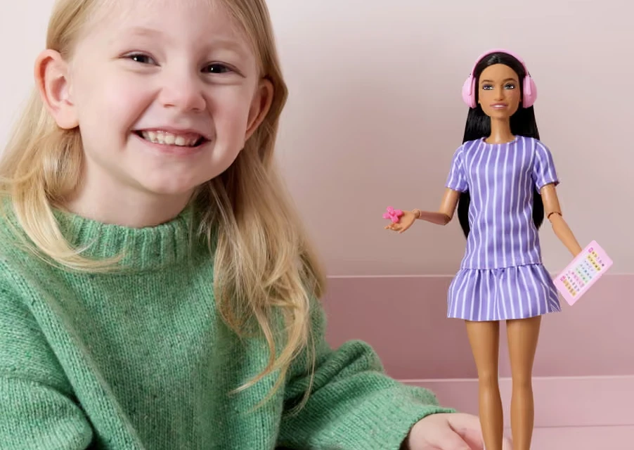 Autistiška lėlė Mattel Barbie Fashionistas #245, su aksesuarais