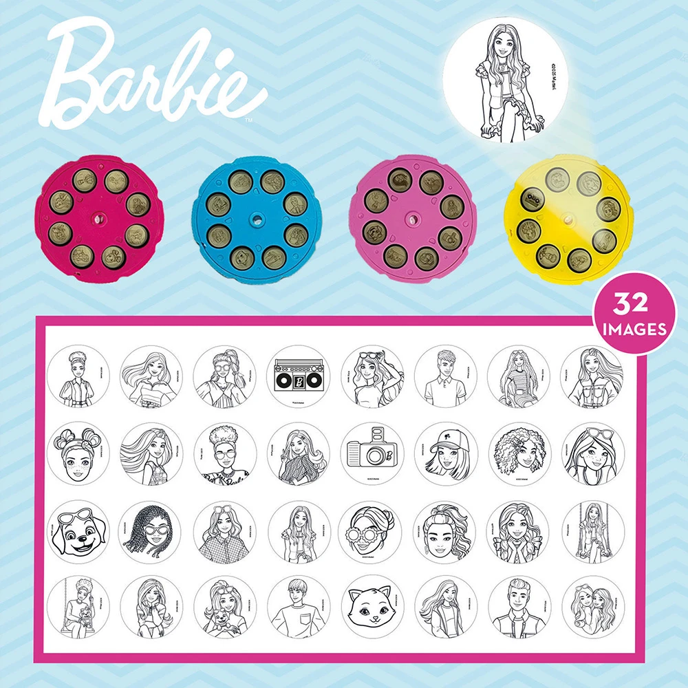 Lisciani Rankdarbių rinkinys Barbie projektorius su LED apšvietimu
