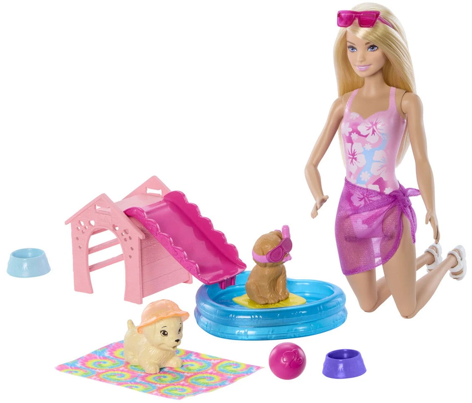 Mattel BARBIE lėlės ir gyvūnėlių rinkinys (JBF35)
