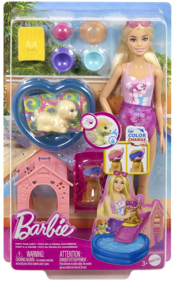 Mattel BARBIE lėlės ir gyvūnėlių rinkinys (JBF35)