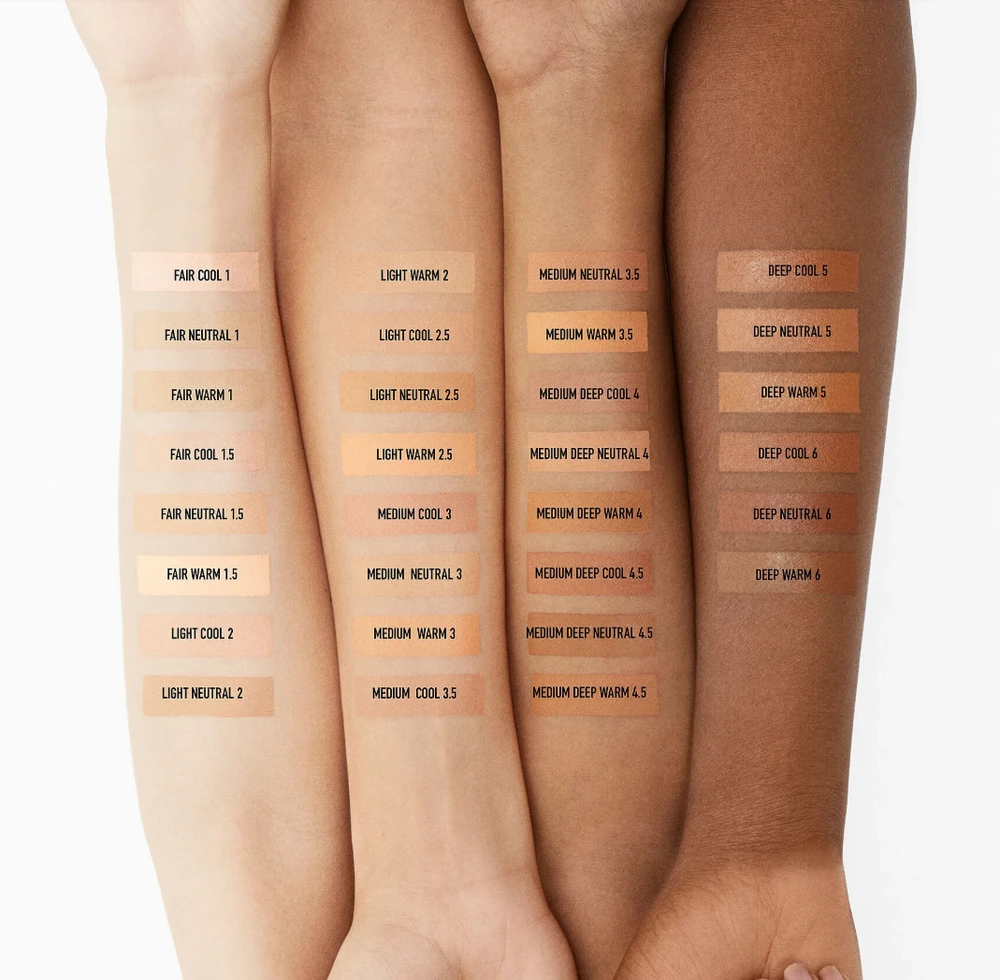 Bare Minerals Bareminerals Original Pure Serum Liquid Foundation skystas makiažo pagrindas, atspalvis: Deep Warm 5, 30 ml