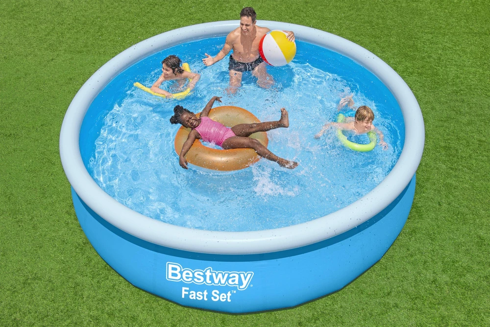 Bestway Fast Set 57273 antžeminis baseinas Pripučiamas baseinas Apskritas 5377 L Mėlyna