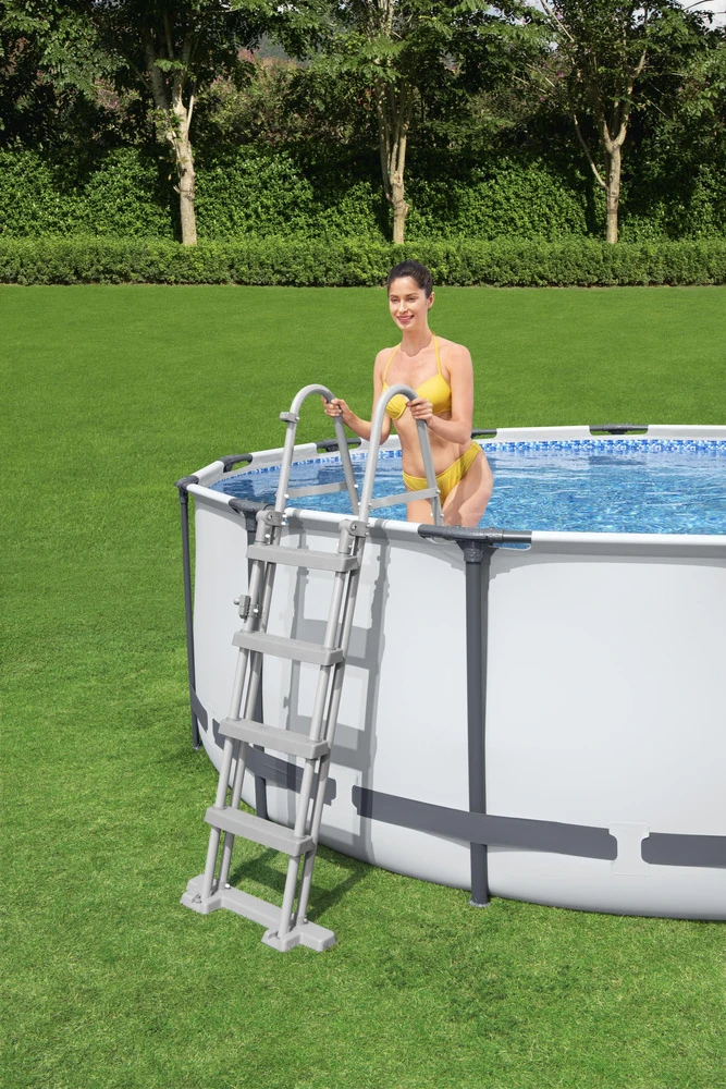 Rėminis baseinas 13 FT 396 x 122 cm plieno Pro Max BESTWAY