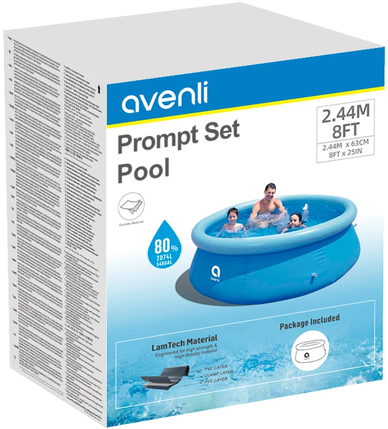 Avenli Pripučiamas baseinas 240cm x 63cm