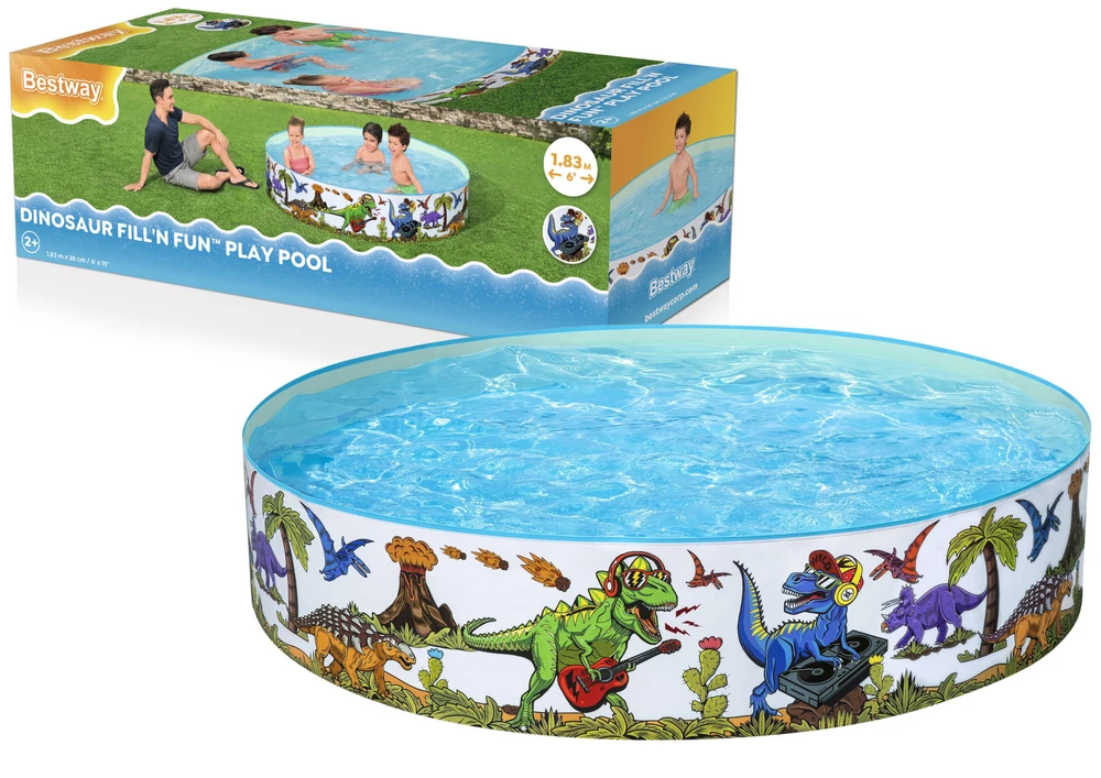 Pagrindai Fill N Fun Pool Dinozaury BESTWAY