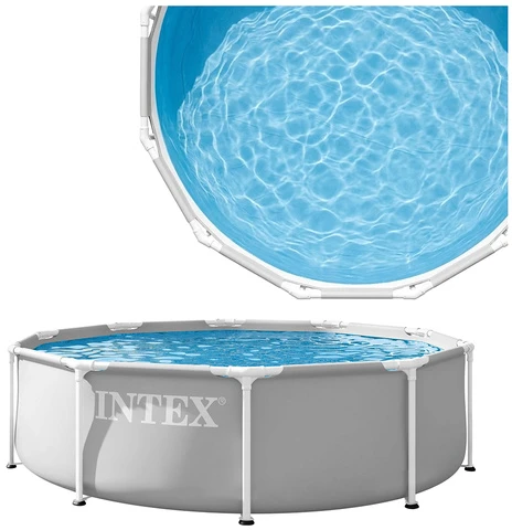 Intex Prism Frame Premium Pool Pilkas, 305x76 cm