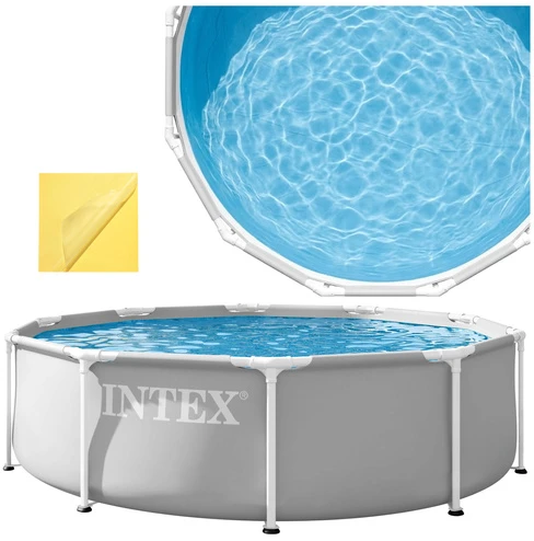 Intex Prism Frame Premium Pool Pilkas, 305x76 cm