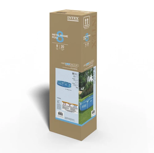 Intex Baseinas Metal Frame, 244x51cm