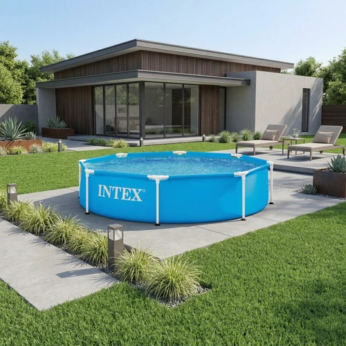 Intex Baseinas Metal Frame, 244x51cm