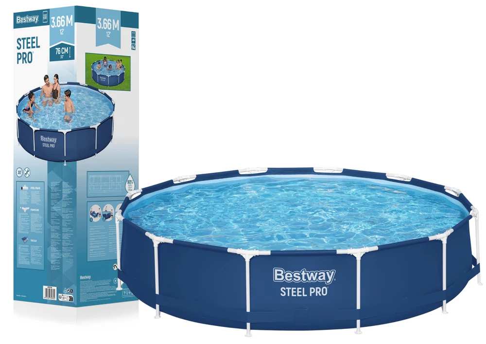 „Bestway Steel Pro“ kriauklės 366 x 76 cm