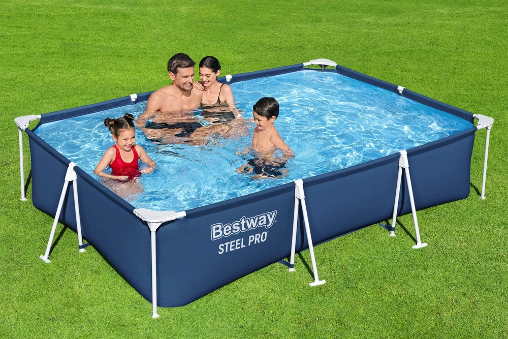 Bestway Stačiakampis karkasinis baseinas 300 x 201 x 66 cm