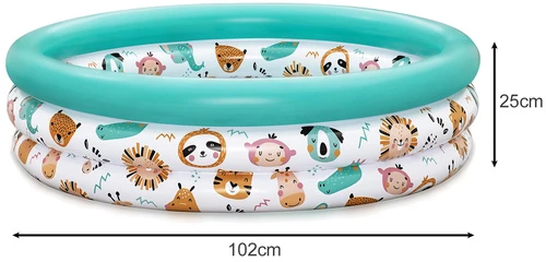 Bestway pripučiamas baseinas Žuvytės 102x25cm (51008)