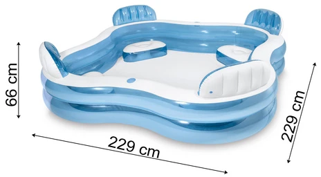 Intex Pripučiamas baseinas Swim Center Family Lounge, 56475NP