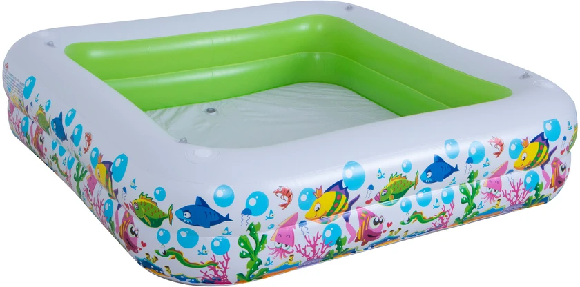 Sunclub vaikiškas pripučiamas baseinas su stogu 143x143x123 cm