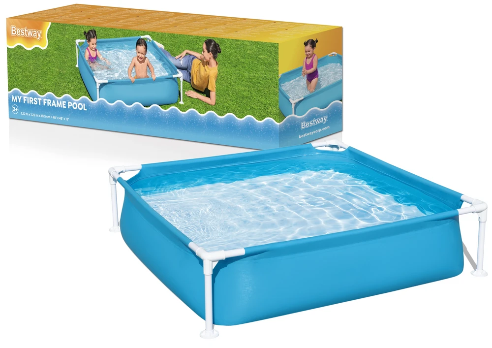 Rėminis baseinas vaikams 122x122cm BESTWAY