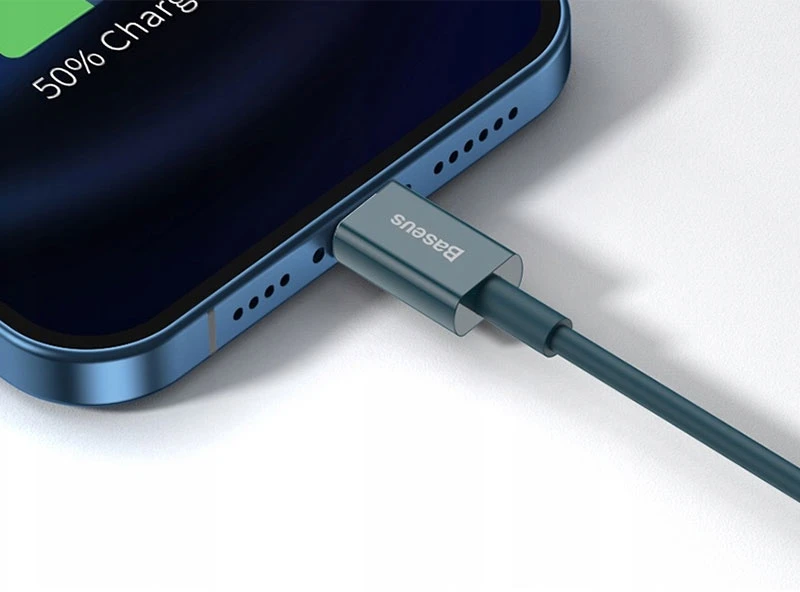 Baseus Geresnis serija Kabelinė USB IP 2.4A 1m (mėlyna)
