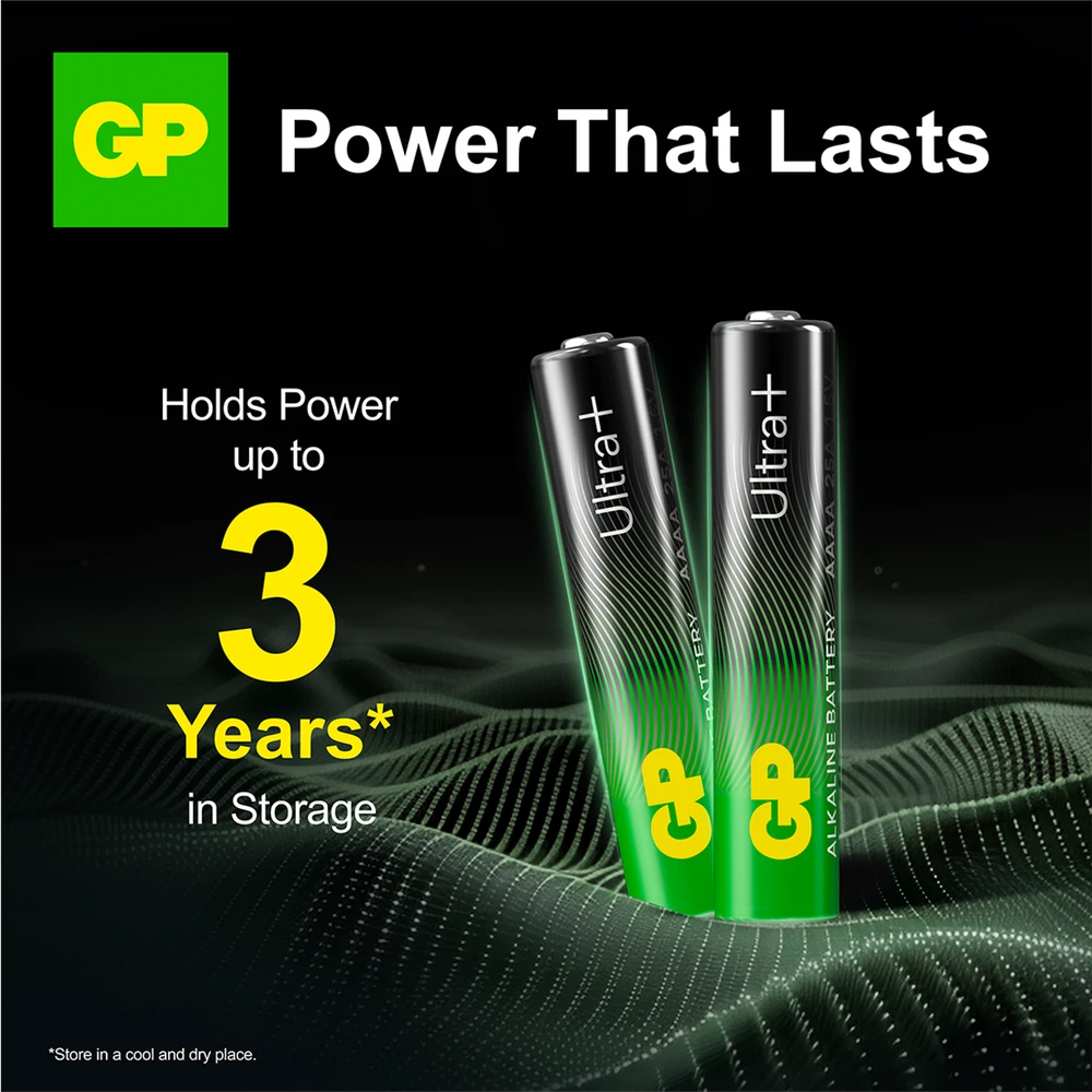 Bateria GP Super Alkaline AAAA šarminės baterijos, 2 vnt./bl.