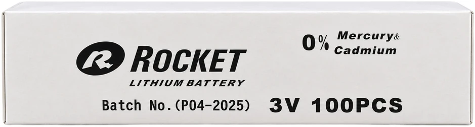 Baterie 20x5 Szt Litowa Rocket CR2032 3V 240mAh Bateria Guzikowa Rinkinys